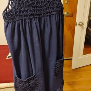 Embroidery bodice summer dress